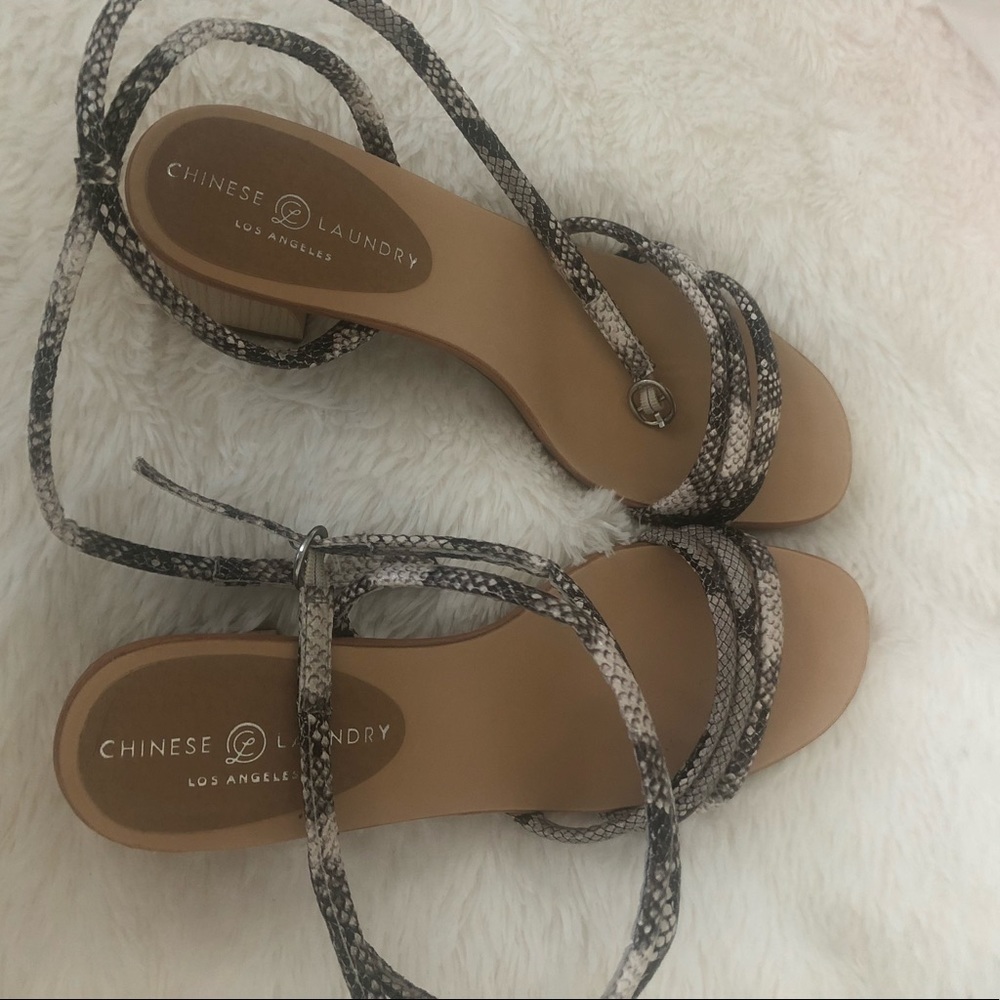 Snakeskin Sandal
